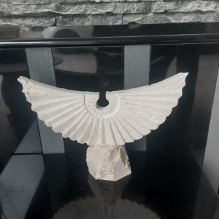 TRAVERTINE DECORATIVE OBJECT